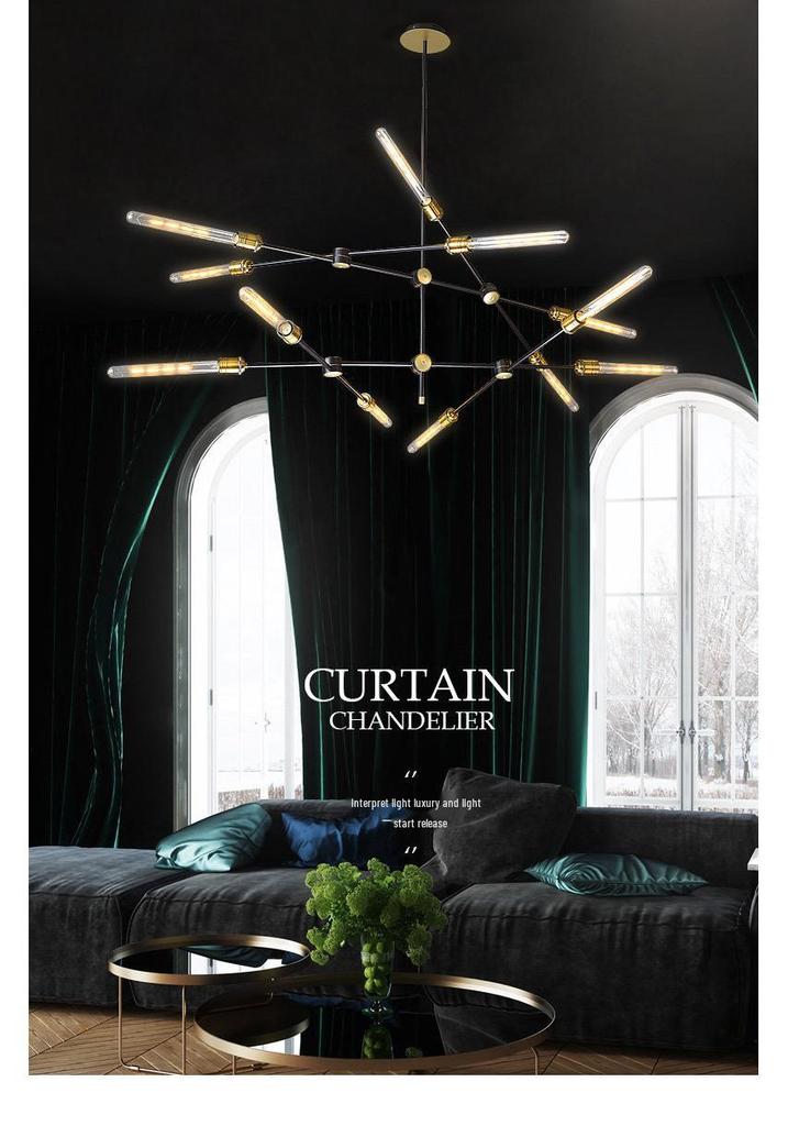 Nordic Retro Chandelier for Living Room, Villa, Loft, or Hotel