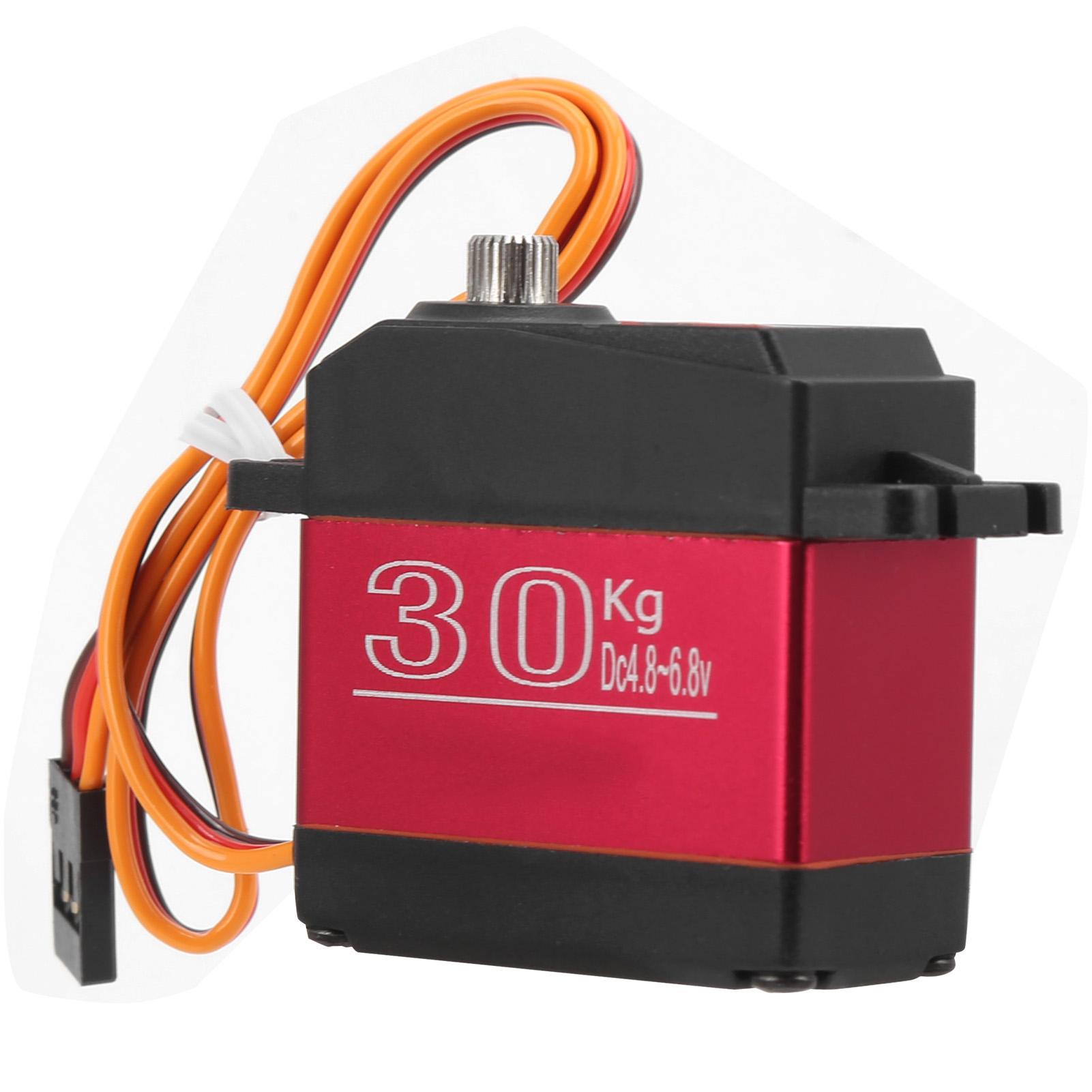 

30кг Металевий редуктор CNC Цифровий Водонепроникний Сервопривід для 18 110 RC Радіокерований АвтомобільЧовен