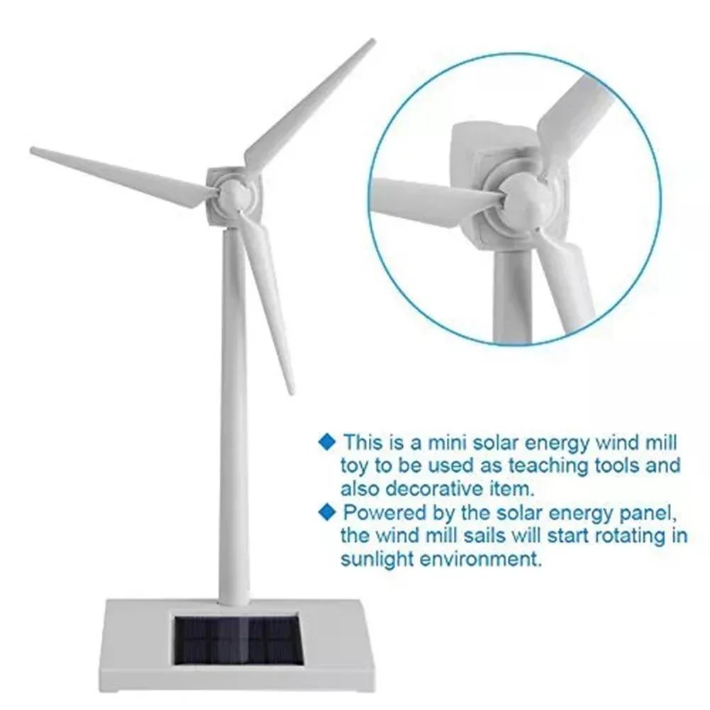 Desktop Windmill Craft Educational Windmill Toy Desk Decoration Teaching Tool ABS Engineering Plastic Desk Model