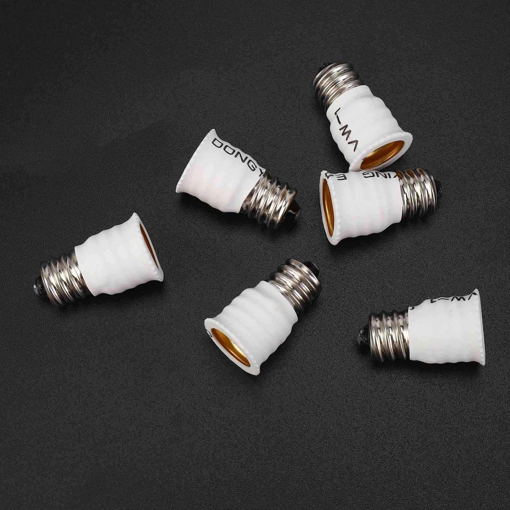 T21C 12-Pack E12 To E14 White Bulb Converter LED Light Holder Lamp Adapter Socket Changer High Quality