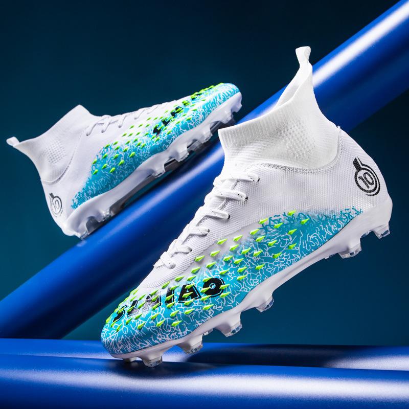 Broken Training Shoes Men's Price Ping High-top Student Game Nails Adult Excellent Youth Football Shoes Long Nails