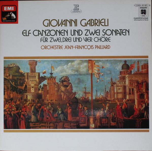 

LP Record GIOVANNI GABRIELI ORCHESTRE JEANF Elf Canzonen Und Zwei Sonaten Fur Z C06530921 His Masters Vo 1976 Germany Classical Used