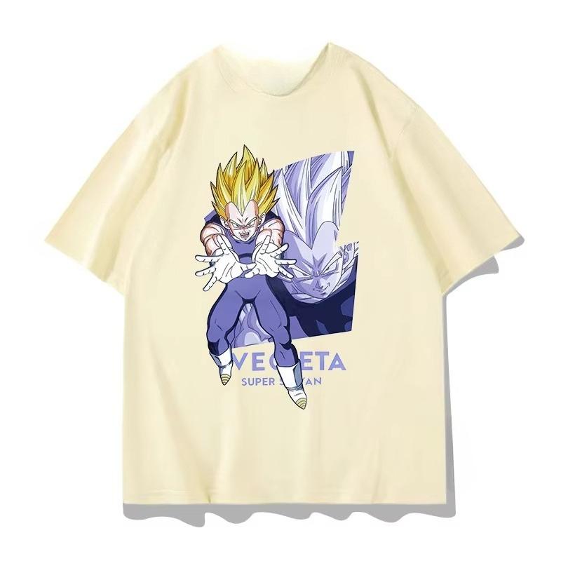 2026 Dragon Ball Joint Short-sleeved T-shirt Unisex's and Women's Dragon Ball Super Clothes Pure Cotton Comfortable and Casual