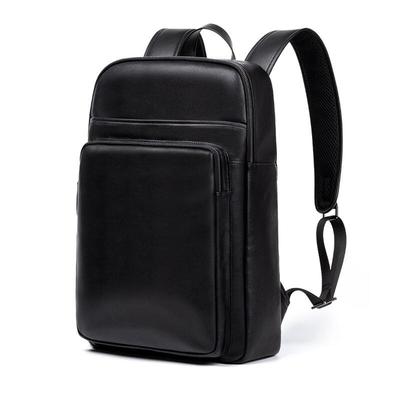 SCHWARZETIENNE Men's Genuine Leather Business Backpack
