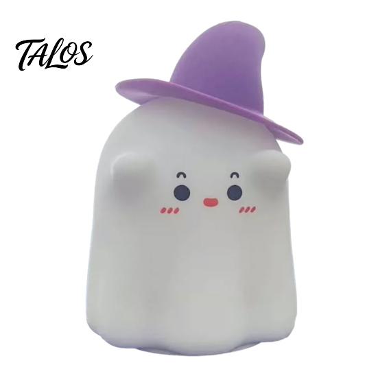 Safe Fall-resistant Lamp Magician Ghost Silicone Night Light with Tap Sensing Control, Rechargeable LED for Soft Touch Mood Bedroom Kids Room