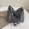 Spring messenger bag casual simple trend leopard print shoulder bag student canvas shopping bag