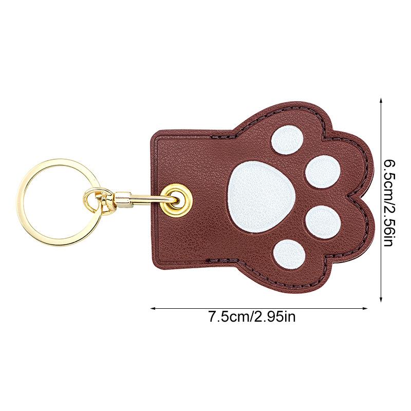 

1 шт. Подвеска-брелок Милая животная тематика Прочный брелок Мультяшный держатель для пропусков Подарок Аксессуары для хранения ключей Многоцветный