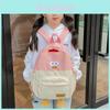 Cute Cartoon Chicken Children's Backpack For Boys And Girls Featuring Colorful Design And Lightweight Canvas Material For School Use