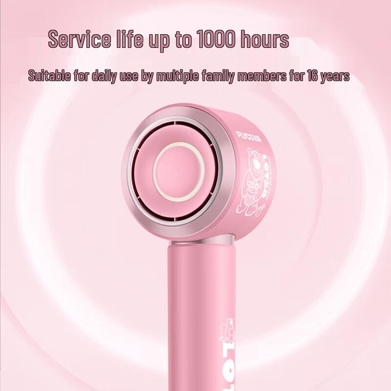 Flyco Secador de Cabelo Portátil Íons Negativos Ursinho Morango