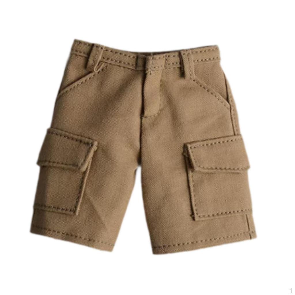 Action Figure Short Pants Dress Wearable Doll Costume Muscular Male for 1:9 1:12 Scale