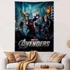 The Avengers Tapestry Wall Hanging, Marvel Superhero Team Art, Epic Movie Wall Decor for Bedroom Gaming Room