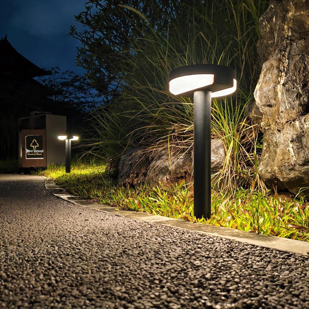 Moon Shadow Solar Lawn Lamp: Waterproof Outdoor Garden Courtyard Light