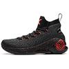 KT4 Klay Thompson Cushioning Slip Resistant Abrasion Resistant High Top Basketball Shoes Men's Black Red 11911101M-14