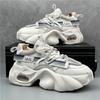 Spring Men Platform Sneakers Mesh Breathable Chunky Shoes Male Trainers Outdoor Sports Shoes Walking Footwear Zapatillas Hombre