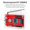 RDA5807 DIY FM Radio Electronic Kit 87-108MHZ Adjustable Digital Display FM Radio Module Welding Practice Accessories