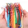 30-100pcs/lot Colorful Polyester Silk Tassel Fringe Cotton Tassels Trim For Sewing Curtains Accessories DIY Bookmark Decoration