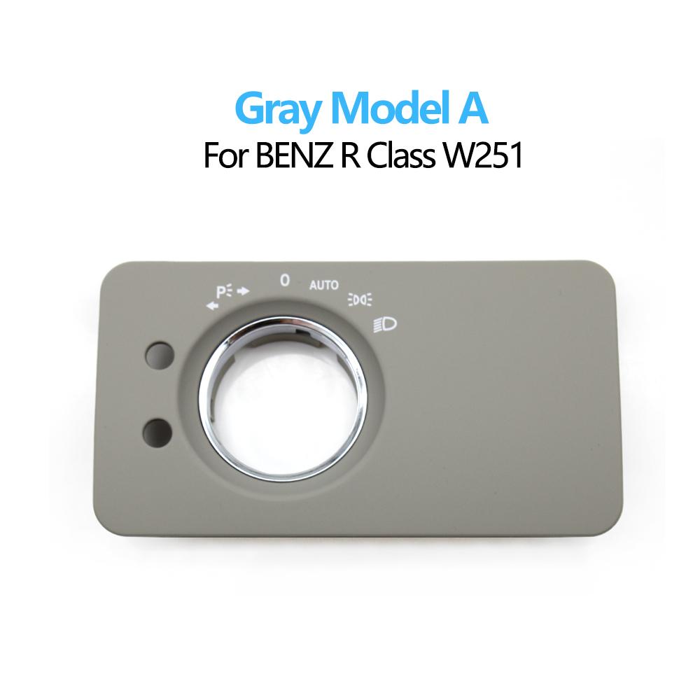 Car Dashboard Headlight Control Switch Panel Cover Trim For Mercedes Benz W251 R-Class R280 R300 R350 R400 R500