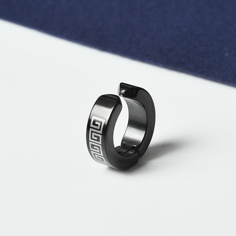 Pánské trendy magnetické náušnice a unisex falešné klipy na uši