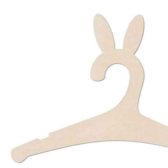 10Pcs Baby Clothes Hangers Wooden Cute Animal Shape Hangers Anti-Slip Clothes Hangers for Nursery Wardrobe Storage Toddlers Clothes