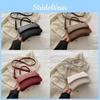 Chic Pu Leather Small Square Bag For Women Casual Street Style Elegant Crossbody Purse With Phone Pocket