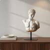 French Bust Figurine European Design Sculpture Artistic for Entryway, Shelf