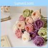 French Inspired Faux Silk Roses For Wedding Photography Props Home Styling
