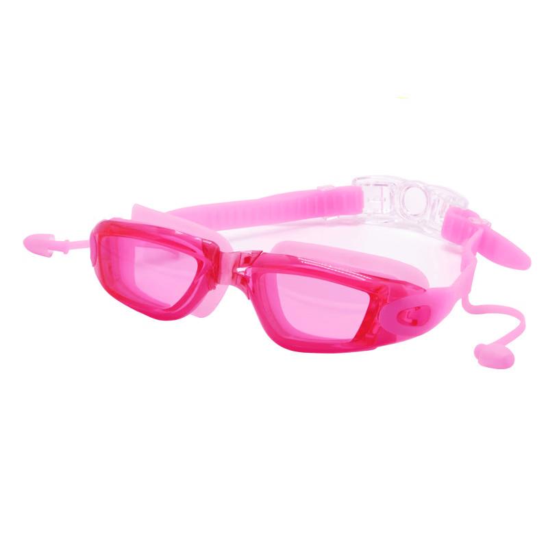 Swimming Goggles with Integrated Earplugs