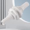 Double Ended Thru Hull Connector 3/4" Hole Plastic Fitting Drainage Solution for Efficient Drainage In Marine Vessels