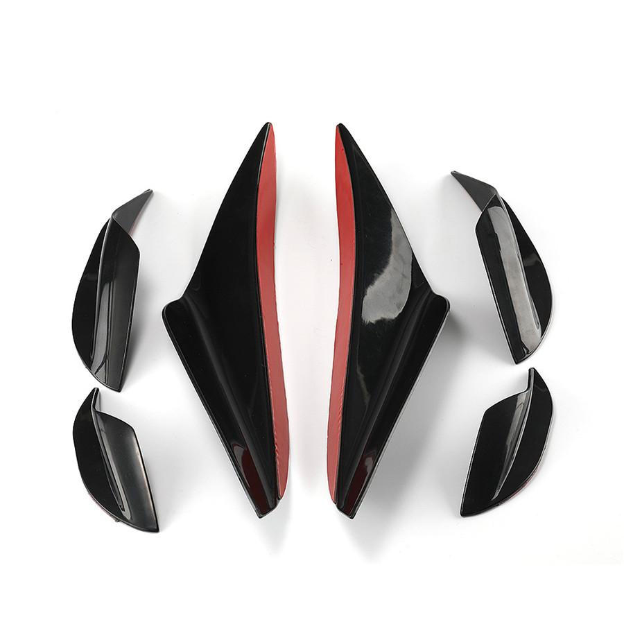 Front Bumper Splitter 6pcs Glossy Black Spoiler Bmw E90 E92 E93 M3