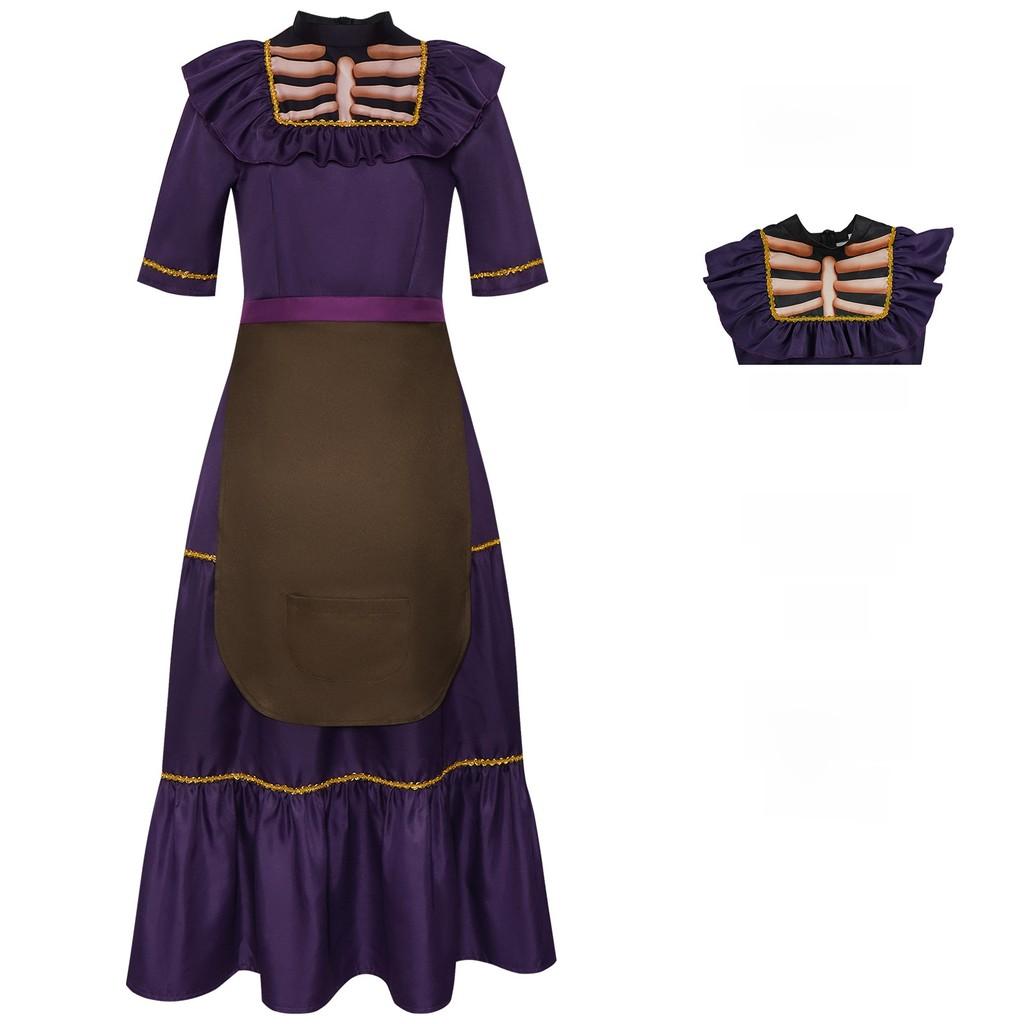 Coco Melda Cosplay Costume For Halloween Stage Performance With Soft Knit Fabric For Adults