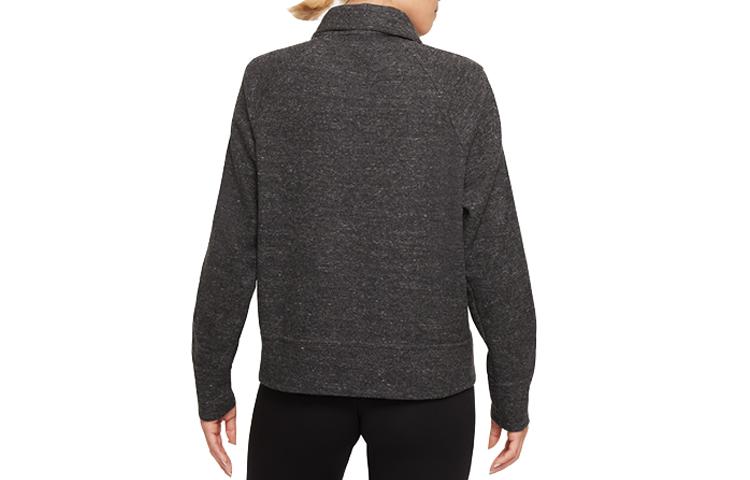 Nike Sweatshirts Women's Black Stand Collar Moderate Regular DM8184-032