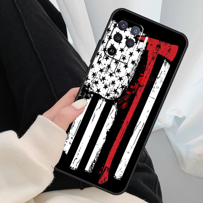 Feuerwehrmann Helden Feuerwehrmann Handyhülle Für OPPO A5 A9 2020 A31 A53 A53S A1K A15 A16 A52 A72 A83 A91 A93 A54 A74 A94