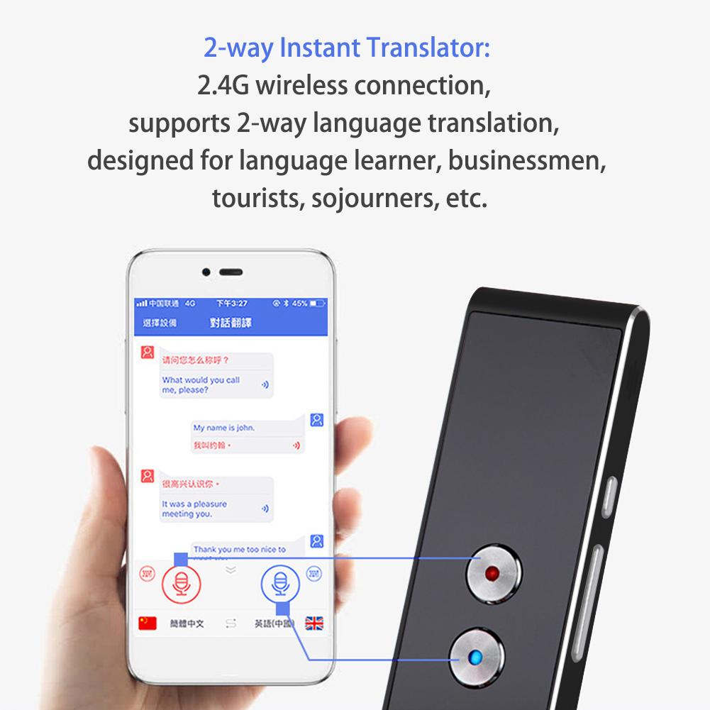 Smart Translator Intelligent Speech Translation Machine Simultaneous Translation 40 Language For Interpreter Tourism