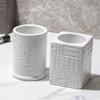 Nordic Ceramic Long Handle Toilet Brush – Elegant Design for Complete Cleaning