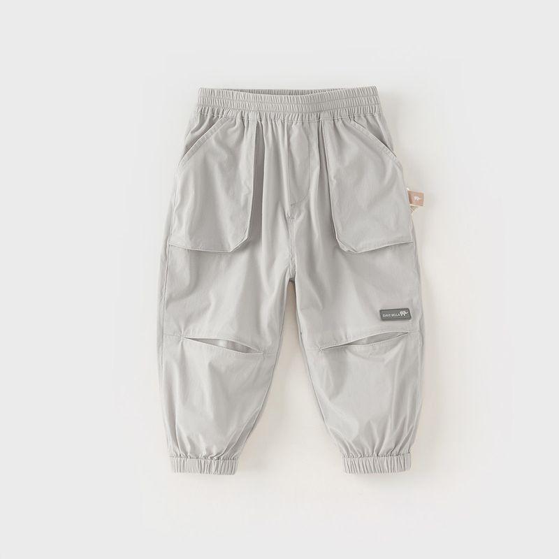 Дэйв и Белла Крутые Летние Быстросохнущие Одежды Модные Брюки Light Gray [Ready in Stock] 90