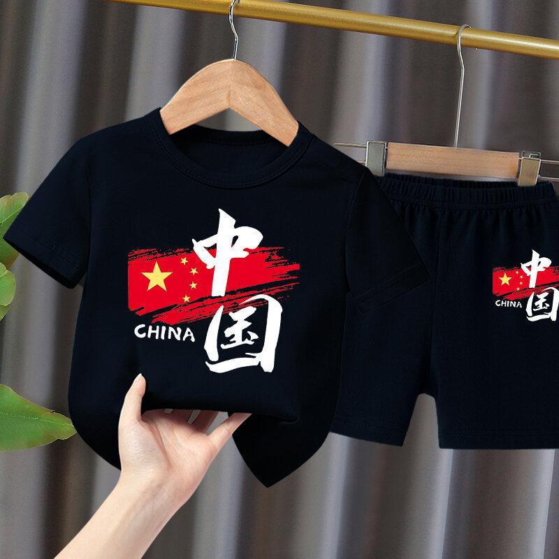 Комплект для мальчика, детская одежда, модный летний модный комплект 150