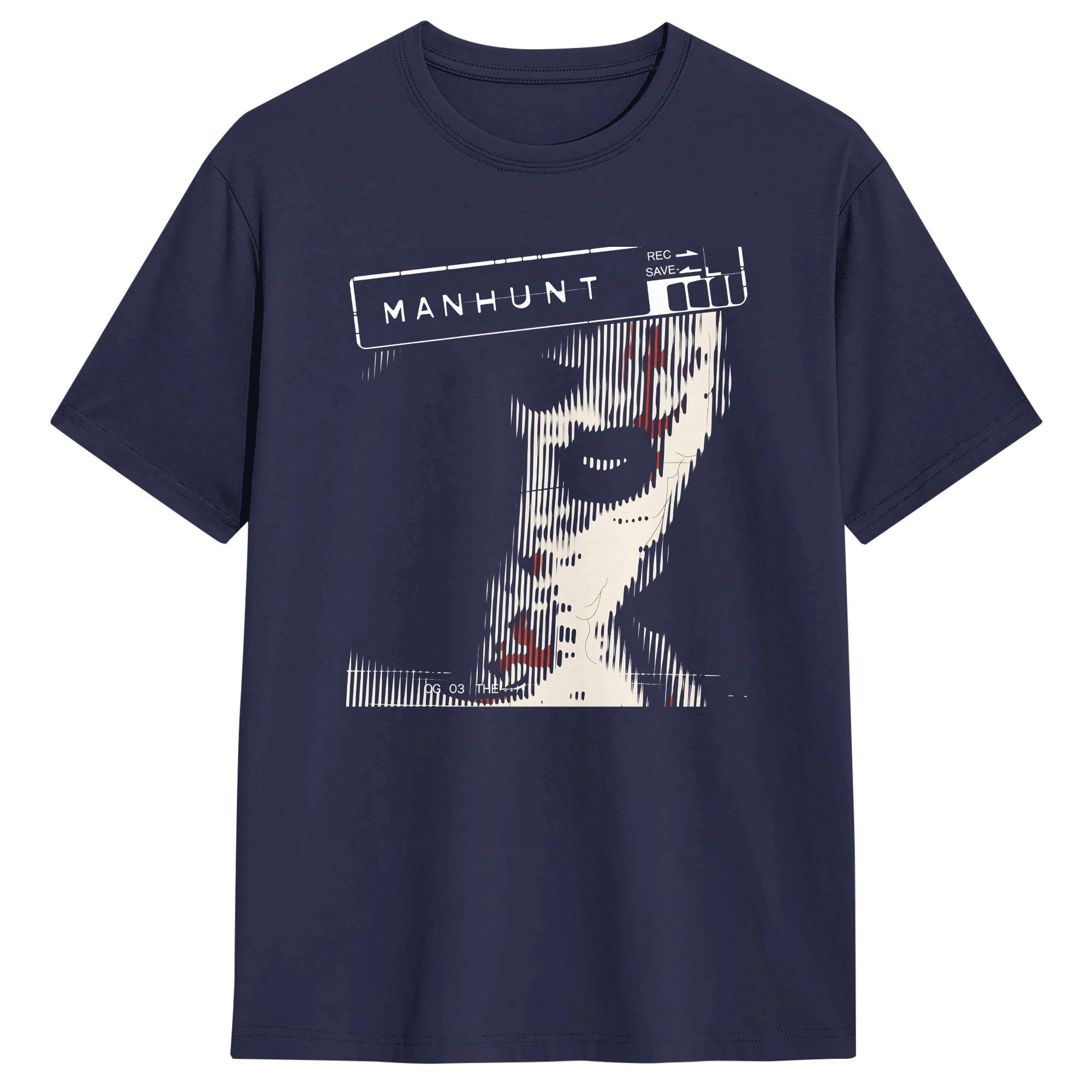

Men Manhunt The Final Cut T Shirts Cotton Top Tees Beach Y2K Casual Short Sleeve T Shirt Round Neck Hip Hop Printed Tee Shirt 4XL