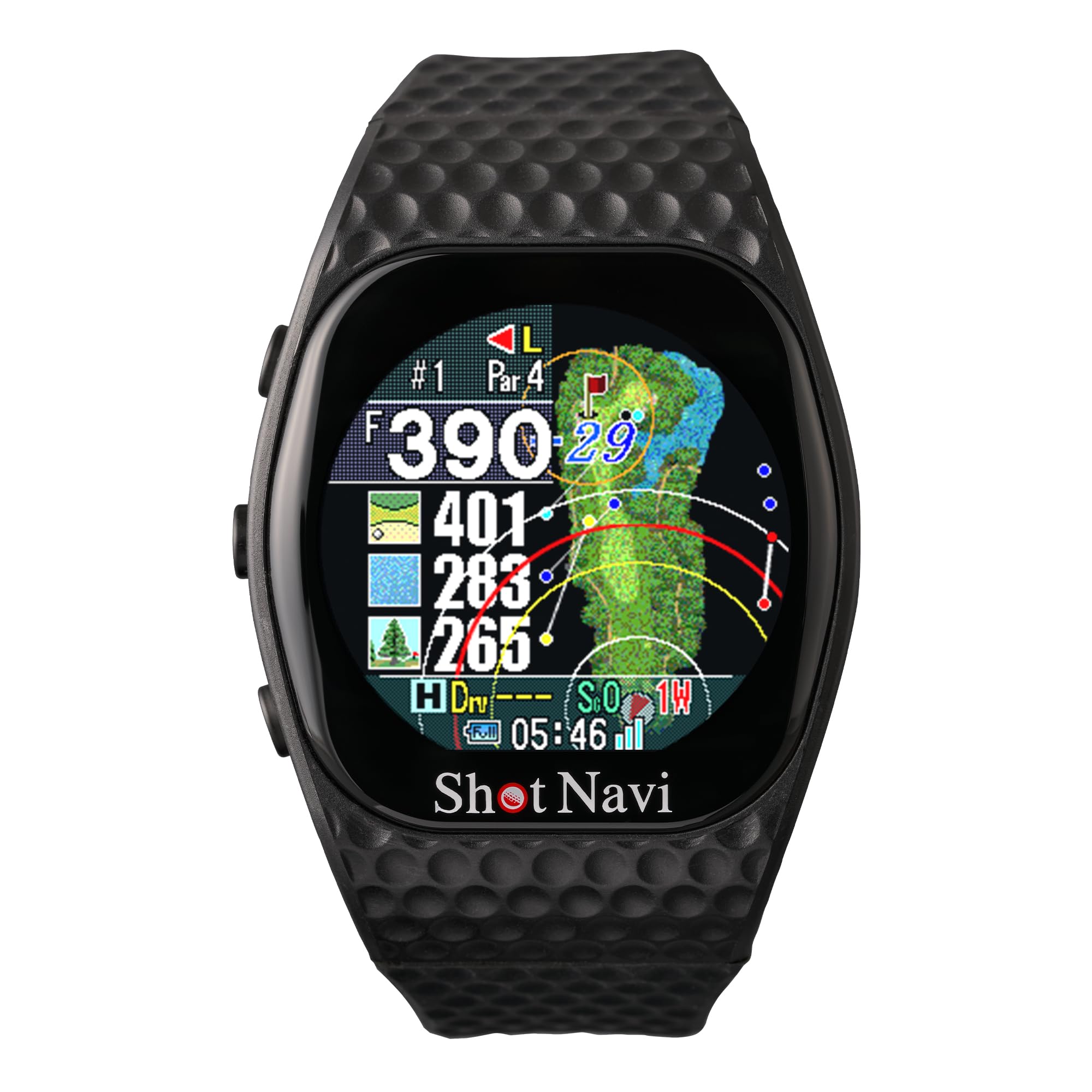 

Shot Navi INFINITY Touch Black color equipped with the latest GPS chip made in Japan in a domestic ISO9001 certified GPS golf golf GPS suitable for чёрный