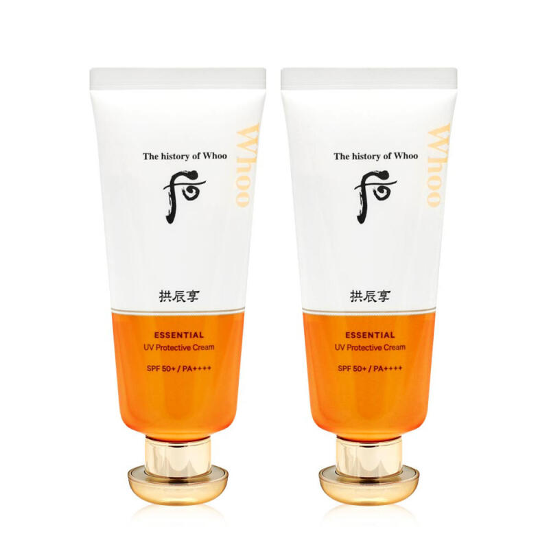 THE WHOO Gongjinhyang Jinhaeyoon Sunscreen 60ml x 2/Essential Moisturizing