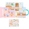 Sanrio Cinnamoroll Playable Sticker Set PVC Stickers and Paper Base Toy for Children Age 3 and Up