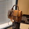 Fashionable Colorful Simple Handbag 2023 Autumn New Casual Small Square Bag All-match Single Shoulder Diagonal Bag Female