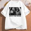 Funny Cat Gang Open The Door Meme Graphic Tshirts Unisex Unisex Vintage Fashion Summer Cotton T Shirt High Quality Classic T Shirts