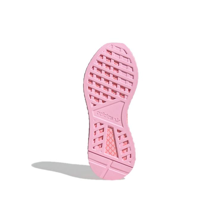 Adidas Originals Deerupt Runner Low top Running Shoes Women's Pink Gold EF5386