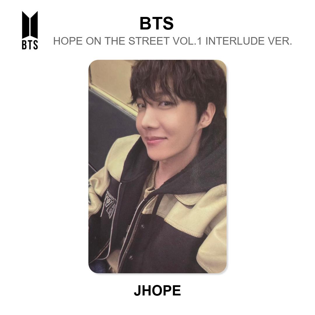 BTS HOPE ON THE STREET VOL.1 INTERLUDE VER. Official Photocard J-Hope