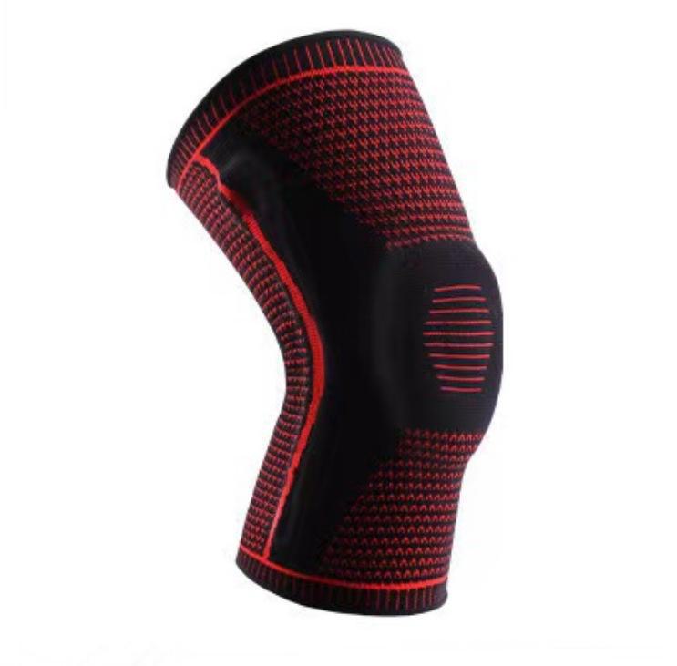 Men's Sports Nylon Silicone Knee Pad for Summer Fitness & Basketball