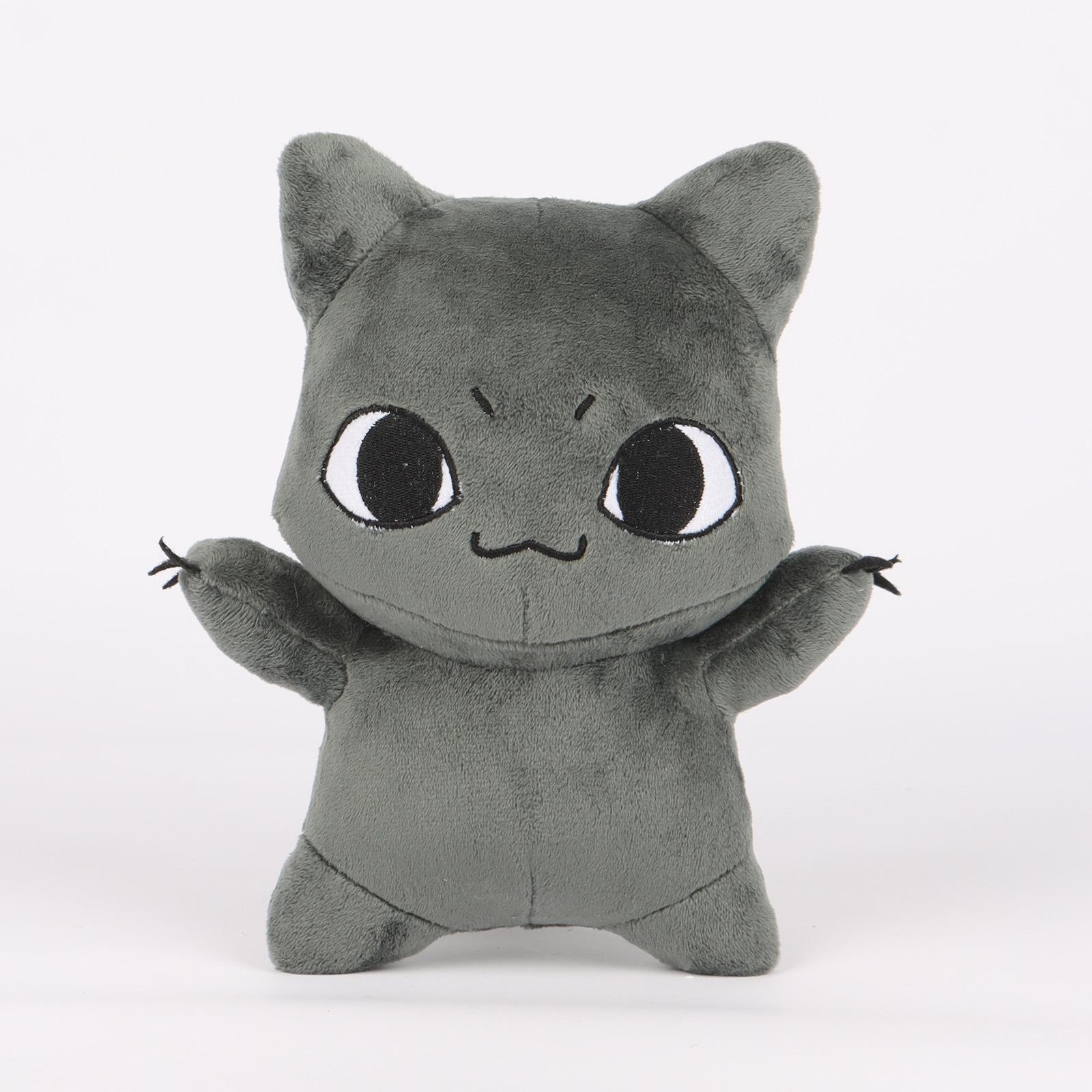 Miniso Cartoon Forest Cat 99 Nights Plush Toy Soft Cute Cat Plush Animal Plush Doll Companion Toy Game Anime Doll Plush Toy 17*10*22cm