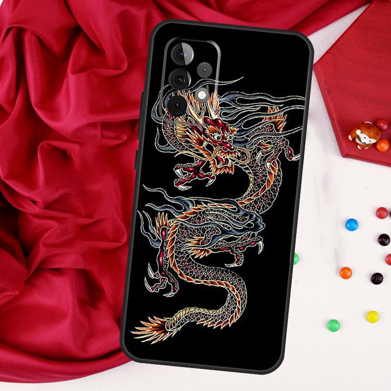 Chinese Dragon For Samsung Galaxy A26 A05 A06 A16 A54 A34 A14 A22 A32 A52 A55 A35 A15 A53 A13 A56 A36 Case