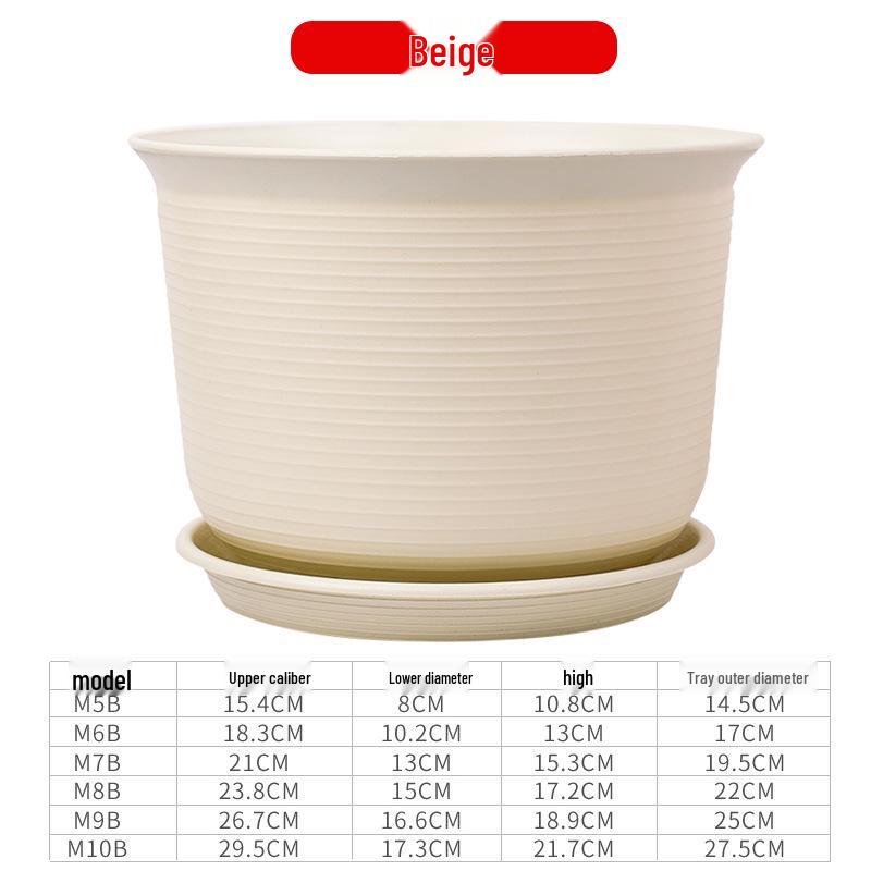 Verdickter Harz-Kunststoff-Blumentopf für den Innen-/Außenbereich - Ideal für Efeutute, Rosen, Sukkulenten