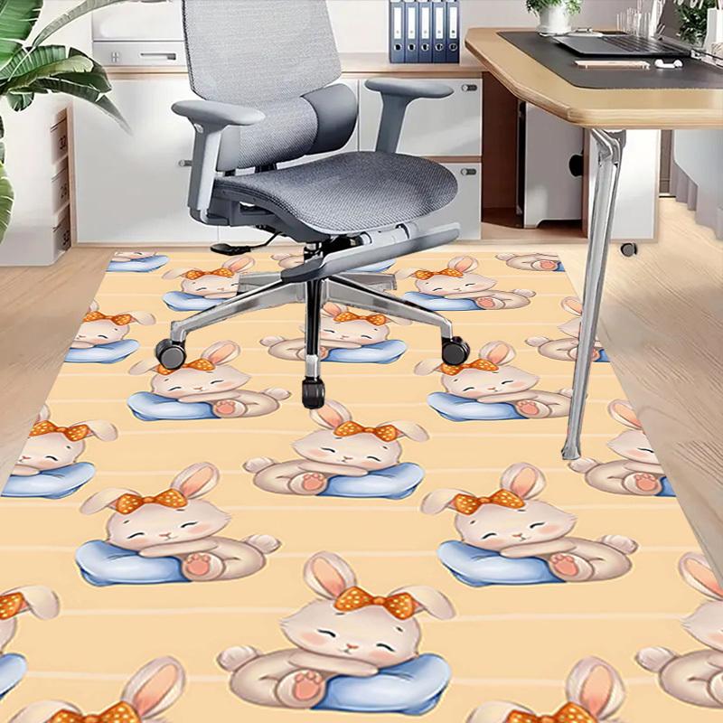 1PC Bunnies Pillow Extra Large Non-Slip Floor Carpet, Office, Family, Bedroom, Studio - Large Area RugJ0356