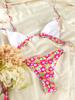 Dreieck Bikini Strings Badeanzug Damen Print Bademode Bandage Badeanzüge Floral Biquini Brasilianischer Badeanzug Strandbekleidung